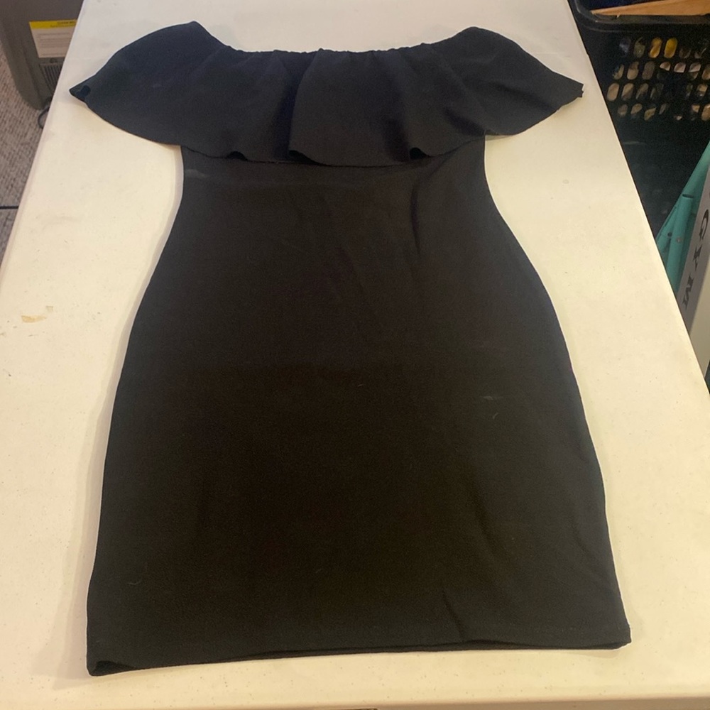 Large black dress